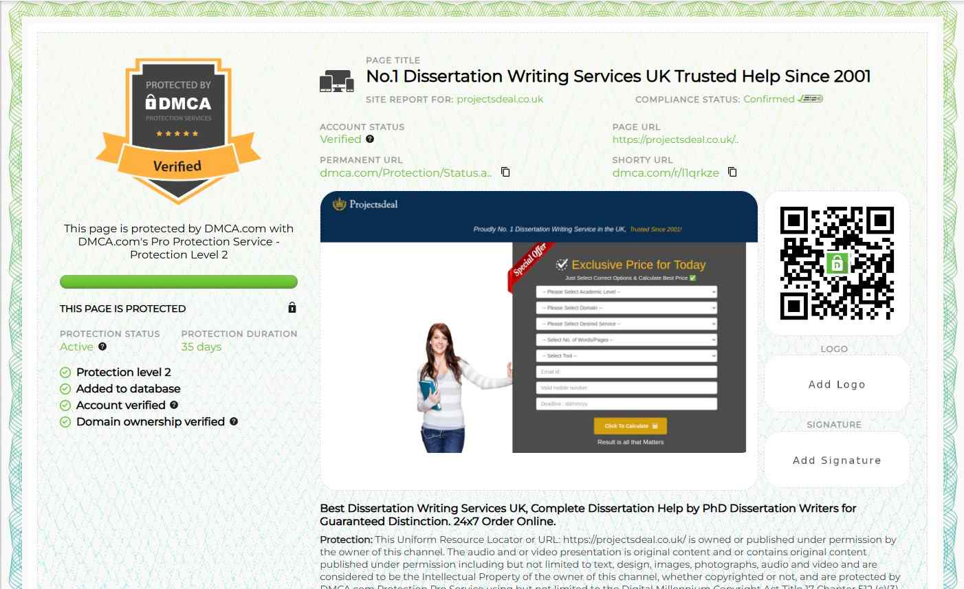 Projectsdeal.co.uk Review