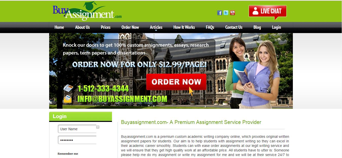 Buy assignment online uk