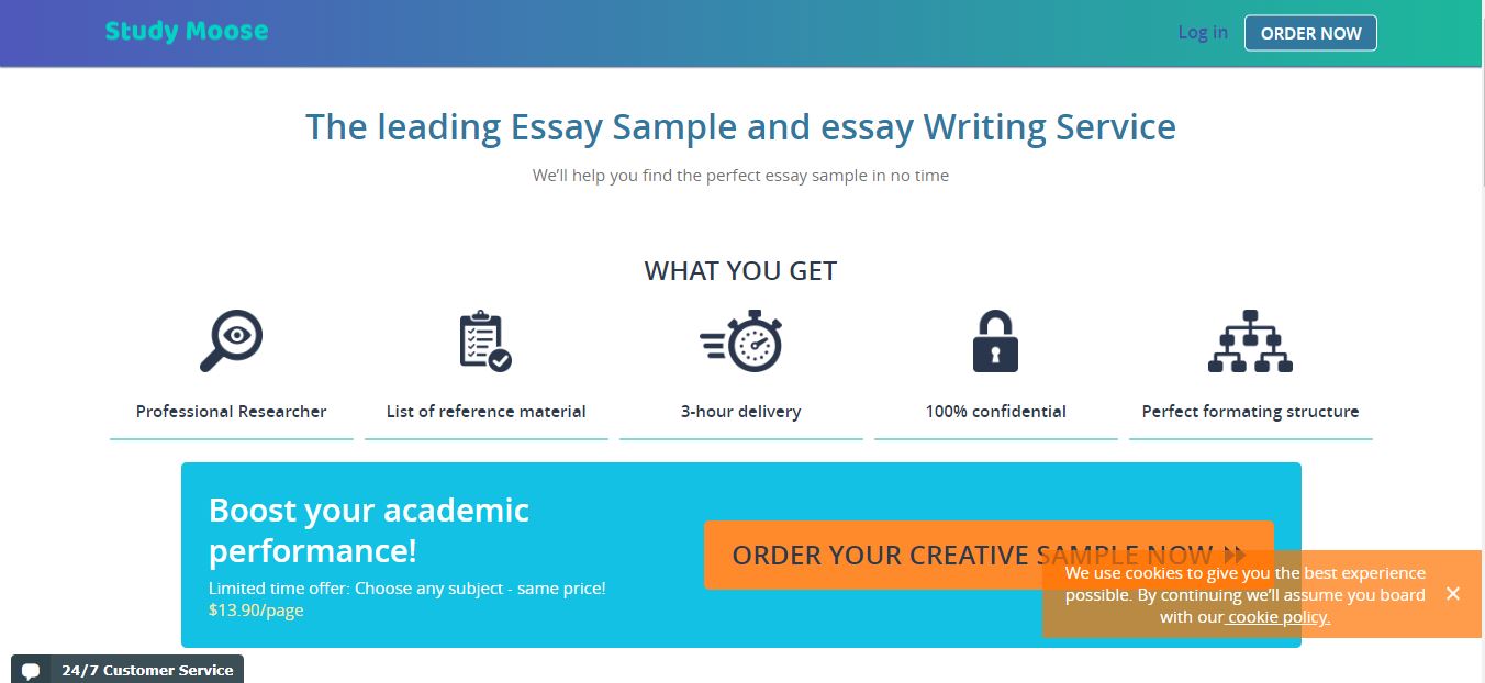 reviews on essays.studymoose.com