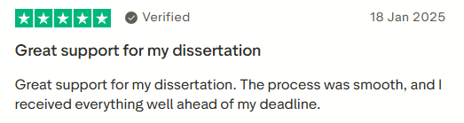 Verified Trustpilot Review for ProjectsDeal.co.uk